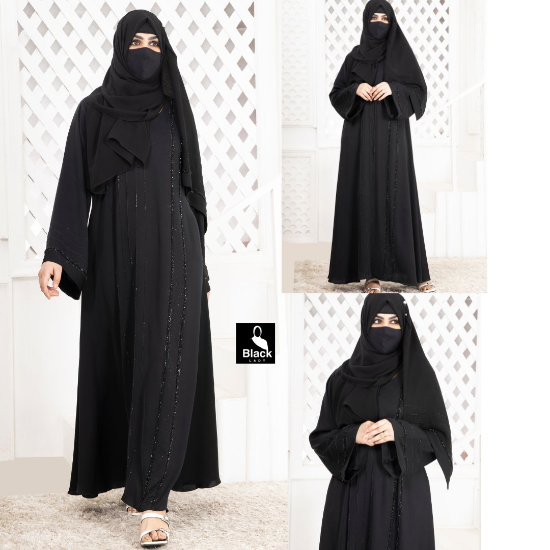 Elegant Straight Umbrella Abaya