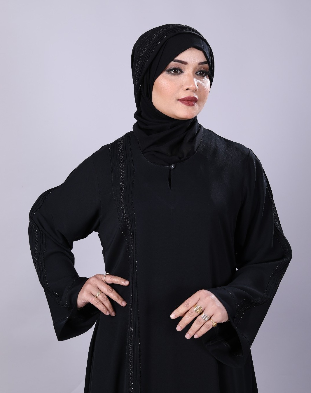 Elegant Straight Umbrella Abayas
