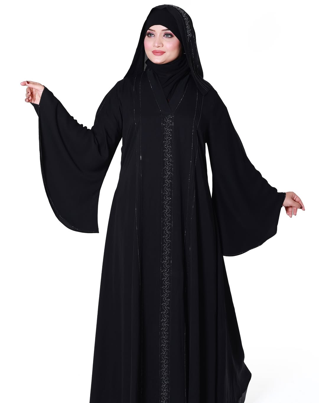 Beautiful Pintex Straight Abaya